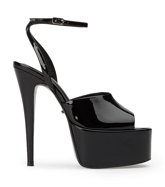 Black Tony Bianco Journey Black Patent 15cm Stiletto Heels | SZANY40005