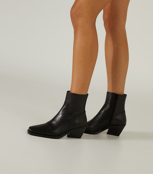 Black Tony Bianco Kamilla Black Como 6cm Ankle Boots | ZADYB29755