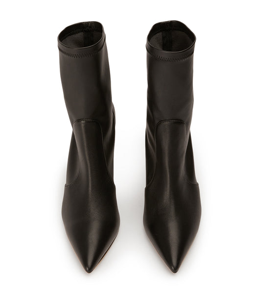 Black Tony Bianco Kartia Black Nappa/Black Venezia 9.5cm Stiletto Boots | QZAWA25421