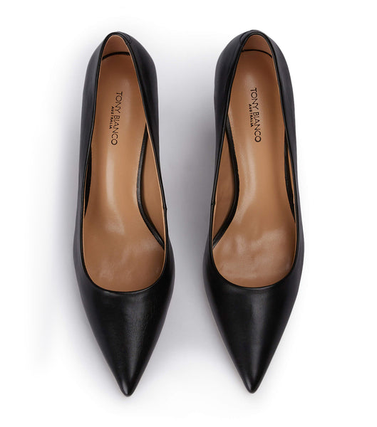 Black Tony Bianco Kysaia Black Como 9.5cm Court Shoes | SZAVO44980