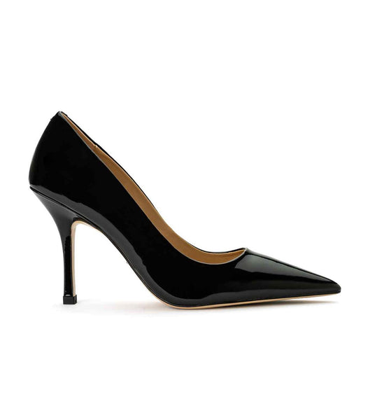 Black Tony Bianco Kysaia Black Patent 9.5cm Court Shoes | QZAWA54629