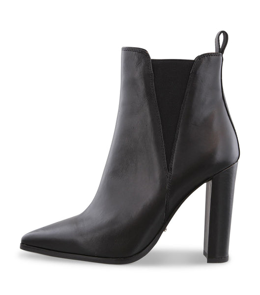 Black Tony Bianco Leigh Black Como 10.3cm Heeled Boots | AZADF49025