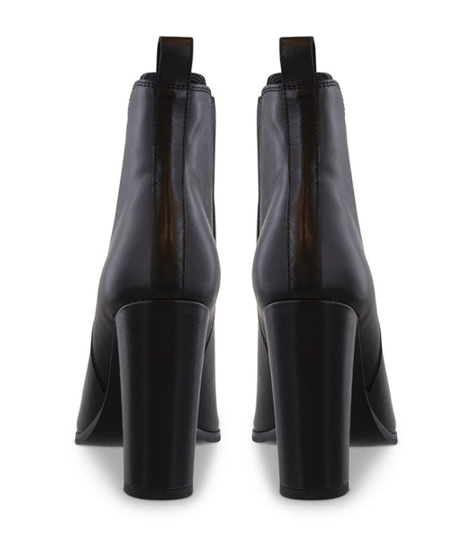 Black Tony Bianco Leigh Black Como 10.3cm Heeled Boots | AZADF49025