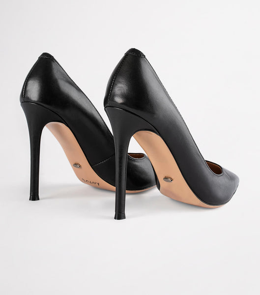 Black Tony Bianco Lotus Black Como 10.3cm Court Shoes | ZADYB58405