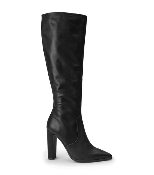 Black Tony Bianco Lucille Black Venice 10.3cm Heeled Boots | ZAEAH15894