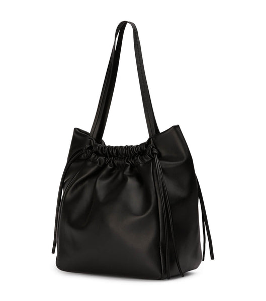 Black Tony Bianco Lucky Black Nappa Handbag Accessories | ZAICD92805