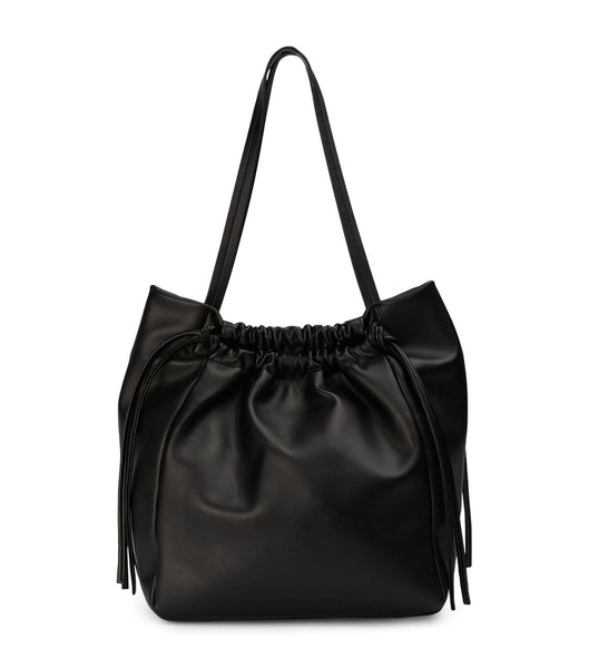 Black Tony Bianco Lucky Black Nappa Handbag Accessories | ZAICD92805