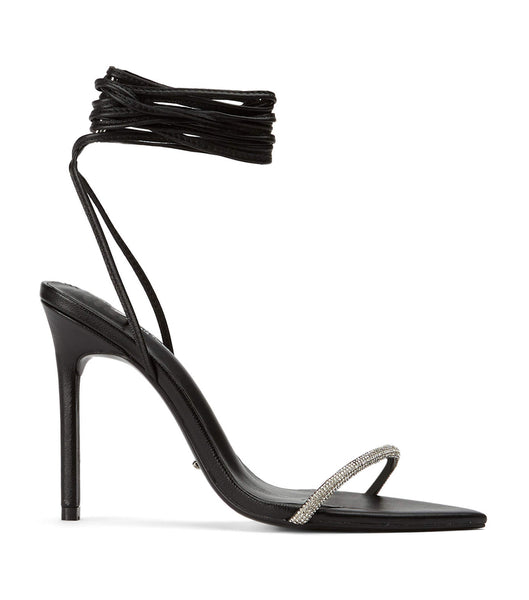 Black Tony Bianco Makai Black Nappa 10.5cm Stiletto Heels | QZAWA55780