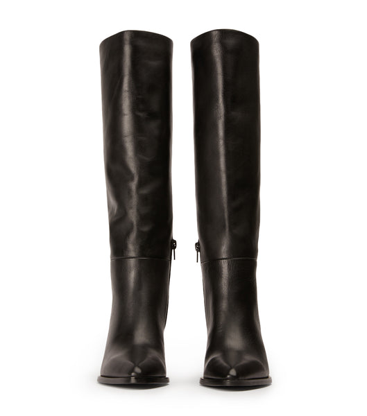 Black Tony Bianco Peppe Black Como 7.5cm Knee High Boots | ZAICD41284