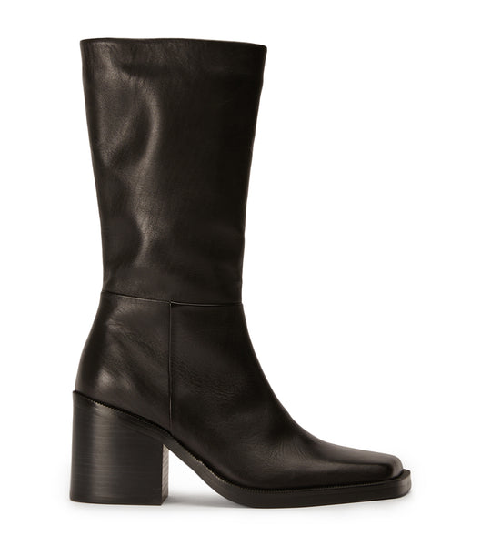 Black Tony Bianco Prestige Black Como 8cm Knee High Boots | XZAGW64425