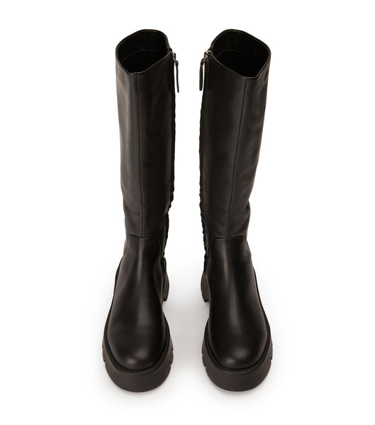 Black Tony Bianco Rage Black Turin 5.5cm Knee High Boots | FZAUI43093