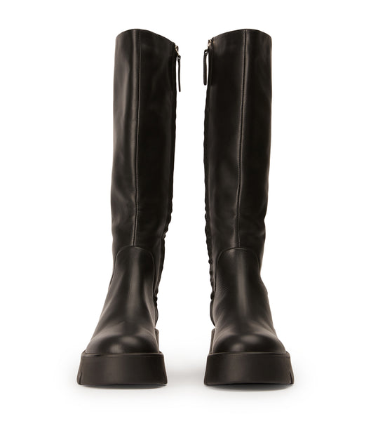 Black Tony Bianco Rage Black Turin 5.5cm Knee High Boots | FZAUI43093