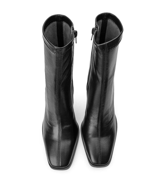 Black Tony Bianco Rover Black Venice 8.5cm Stretch Boots | ZAIIZ46430