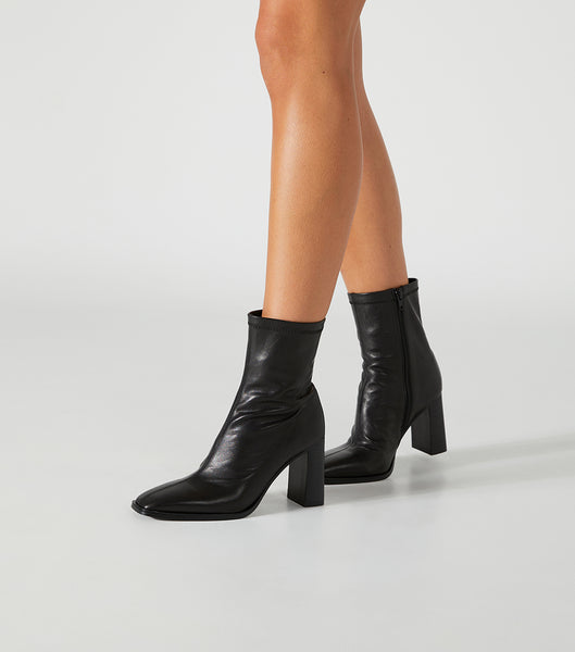 Black Tony Bianco Rover Black Venice 8.5cm Heeled Boots | ZAJVR57014