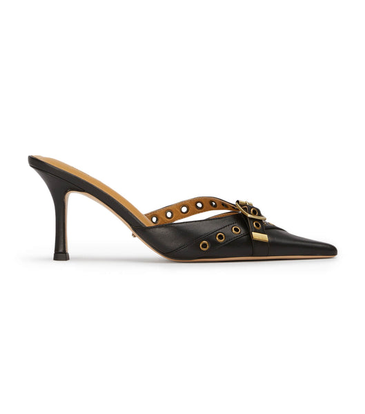 Black Tony Bianco Savoir Black Nappa 8cm Event Heels | QZAUV70346