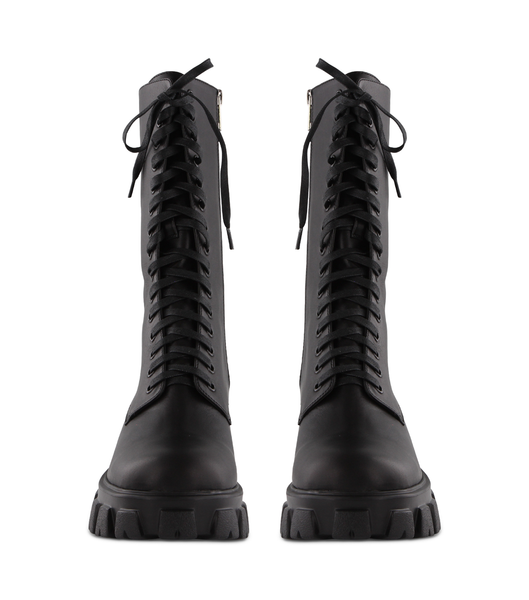 Black Tony Bianco Seattle Black Como 5cm Mid Calf Boots | MZAFT62435