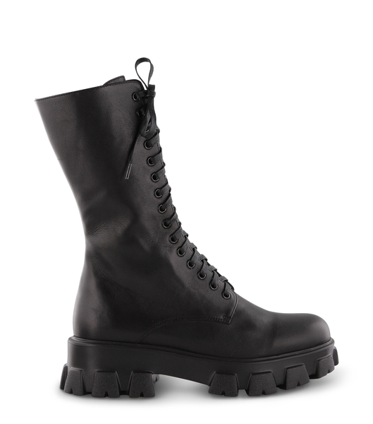 Black Tony Bianco Seattle Black Como 5cm Mid Calf Boots | MZAFT62435