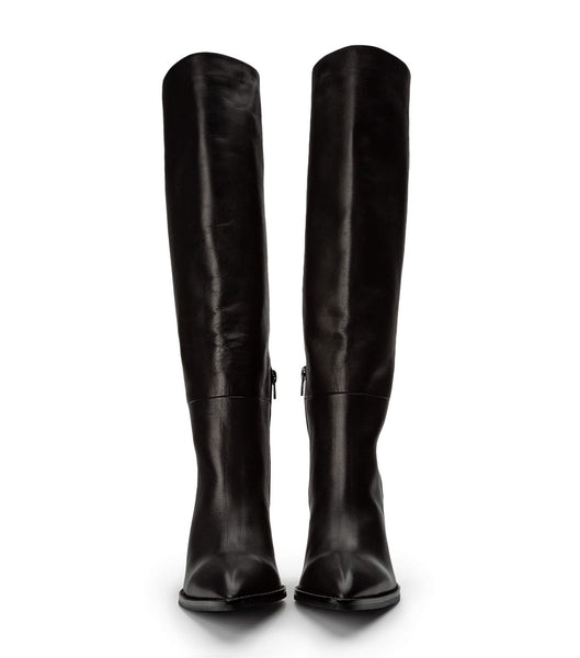 Black Tony Bianco Skyla Black Como 9cm Heeled Boots | ZANEJ56016