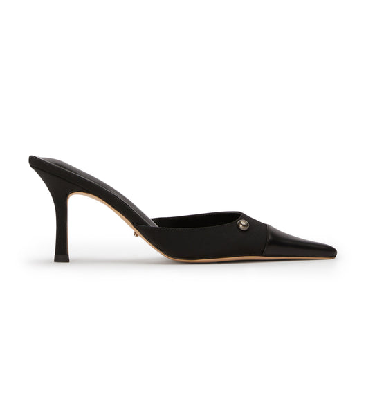 Black Tony Bianco Stack Black Grosgrain/Black Como 8cm Event Heels | TZAWZ57978