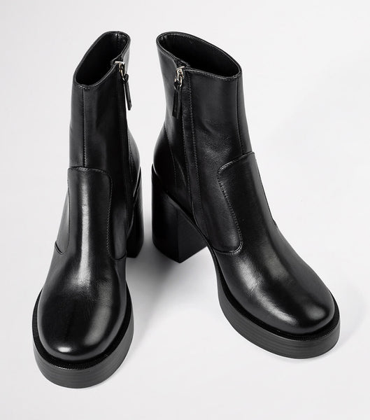 Black Tony Bianco Thunder Black Como 9cm Ankle Boots | PZAQX27283