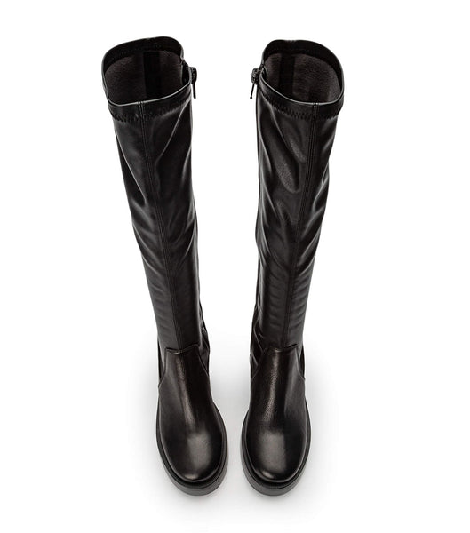 Black Tony Bianco Tibby Black Venice/Black Venezia 9cm Mid Calf Boots | ZACVG74799