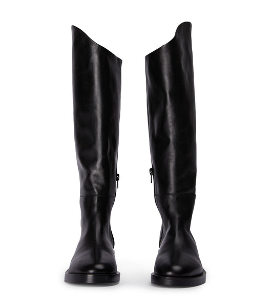 Black Tony Bianco Tyler Black Como 4cm Knee High Boots | UZATG24100