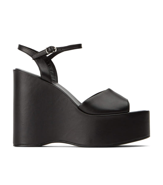 Black Tony Bianco Vanity Black Como 13cm Wedges | XZABH46779