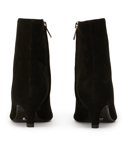 Black Tony Bianco Vicci Black Suede 5cm Heeled Boots | TZAPQ98453