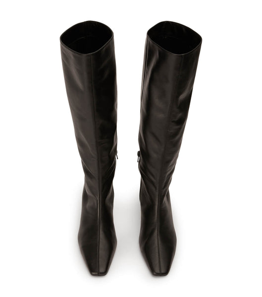 Black Tony Bianco Vixon Black Venice 5cm Mid Calf Boots | ZAQAV61523