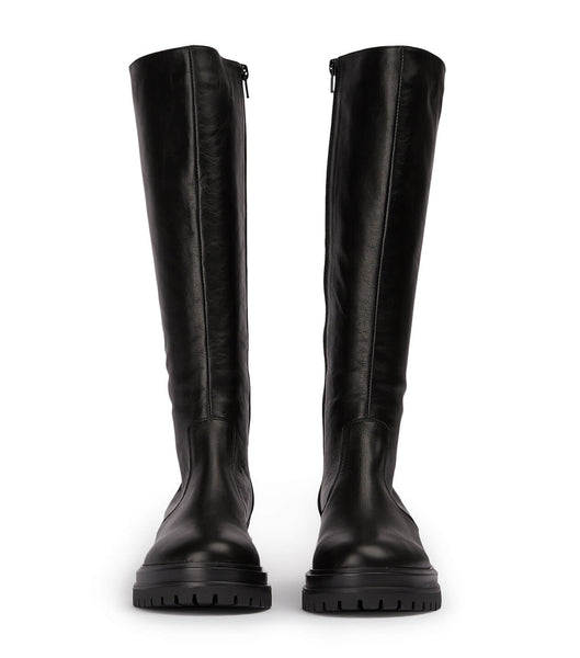 Black Tony Bianco Wanda Black Venice 4.5cm Combat Boots | EZAVG63481