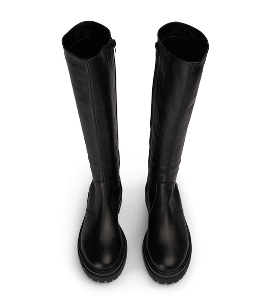 Black Tony Bianco Wanda Black Venice 4.5cm Mid Calf Boots | SZANY51031