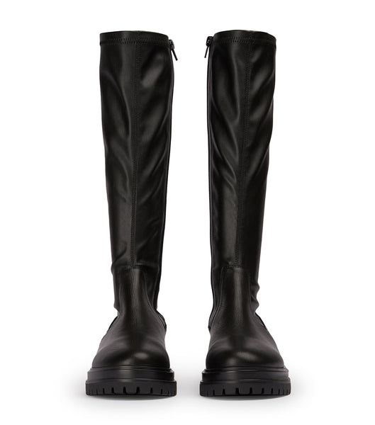 Black Tony Bianco Waze Black Venice/Black Venezia 4.5cm Knee High Boots | AZADF48028