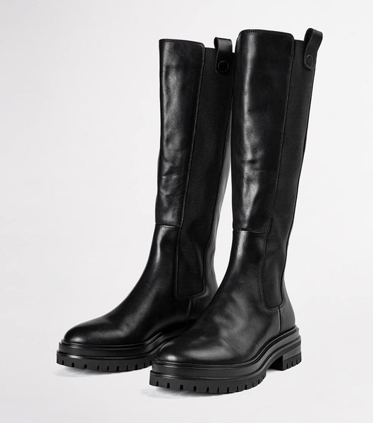 Black Tony Bianco Winx Black Venice 4.5cm Knee High Boots | SZAVO25053