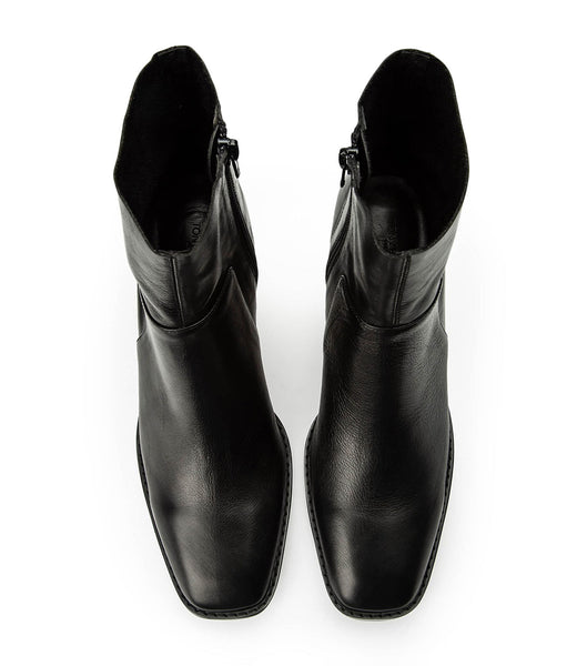 Black Tony Bianco Witney Black Venice 6.5cm Heeled Boots | ZAZPD43261