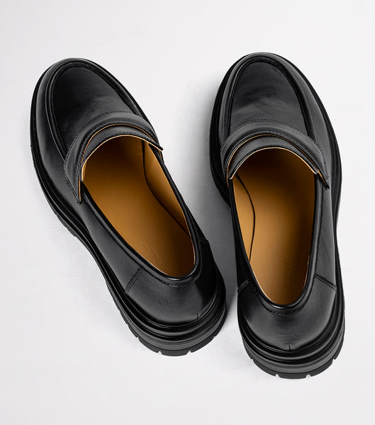 Black Tony Bianco Wiz Black Venice 4.5cm Loafers | ZACIF52580