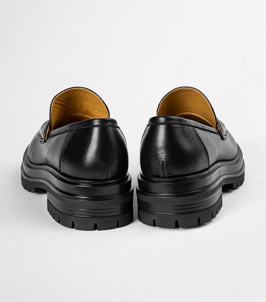 Black Tony Bianco Wiz Black Venice 4.5cm Loafers | ZACIF52580