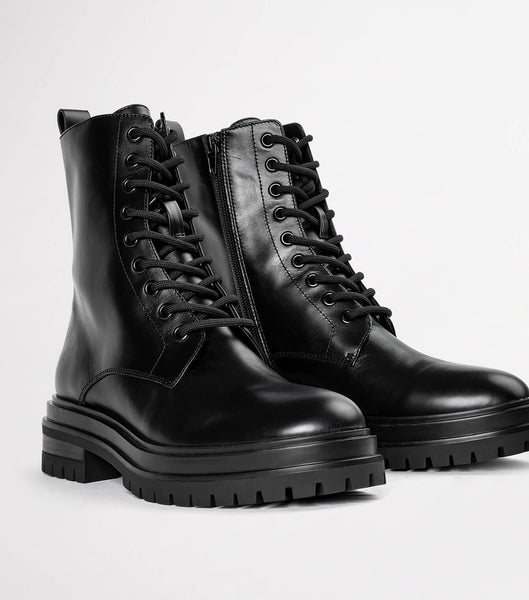 Black Tony Bianco Wya Black Como 4.5cm Combat Boots | LZATR22523