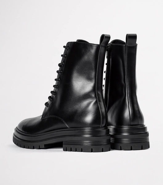 Black Tony Bianco Wya Black Como 4.5cm Combat Boots | LZATR22523