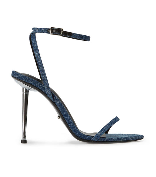 Blue Tony Bianco Myra Blue Denim 10.5cm Stiletto Heels | AZADF84698