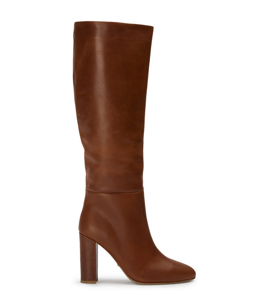 Brown Tony Bianco Boss Cognac 9.5cm Heeled Boots | ZAJKU88816