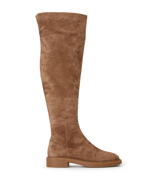 Brown Tony Bianco Chasey Saddle Suede 4.5cm Knee High Boots | ZAJVR49172