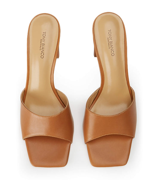 Brown Tony Bianco Cyrus Tan Como 8.5cm Low Heels | MZAFT45475