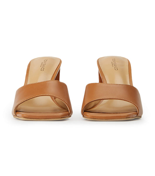 Brown Tony Bianco Cyrus Tan Como 8.5cm Low Heels | MZAFT45475