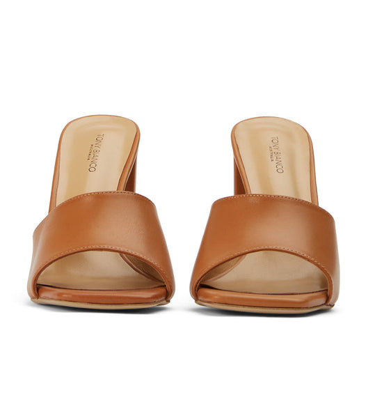 Brown Tony Bianco Farani Tan Como 10.5cm Block Heels | ZAEAH62250