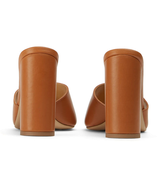 Brown Tony Bianco Farani Tan Como 10.5cm Block Heels | ZAEAH62250