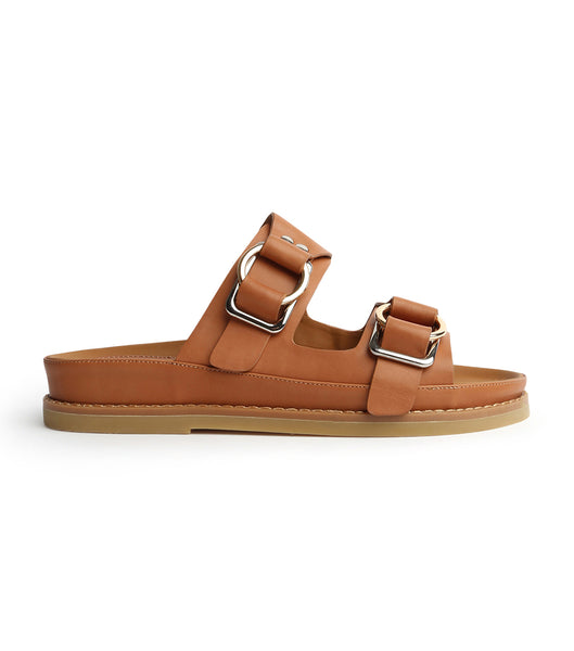 Brown Tony Bianco Hunter Tan Como 3.5cm Sandals | EZAHC27480