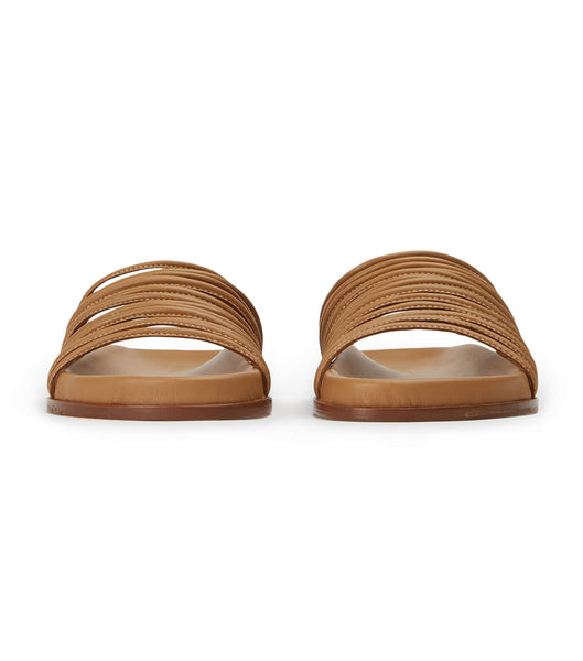 Brown Tony Bianco Libi Biscuit Nappa Sandals | FZAHY93629