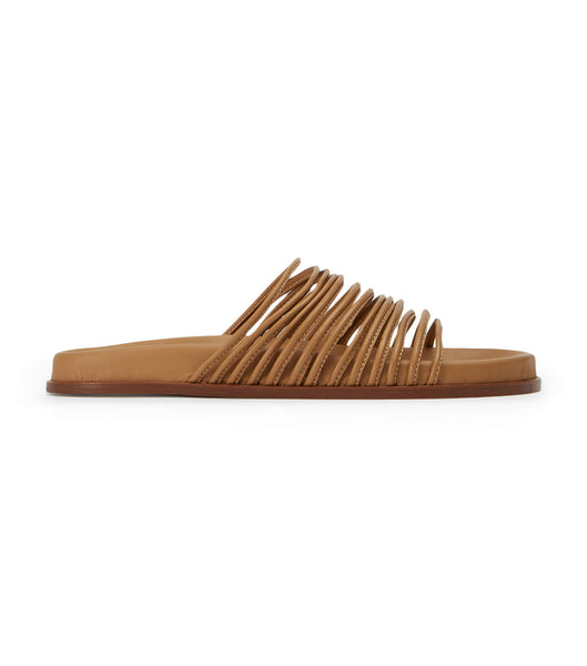 Brown Tony Bianco Libi Biscuit Nappa Sandals | FZAHY93629