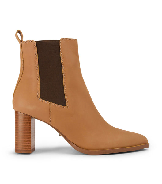 Brown Tony Bianco Piston Caramel Diesel/Choc Wax 7.5cm Heeled Boots | TZAWZ66598