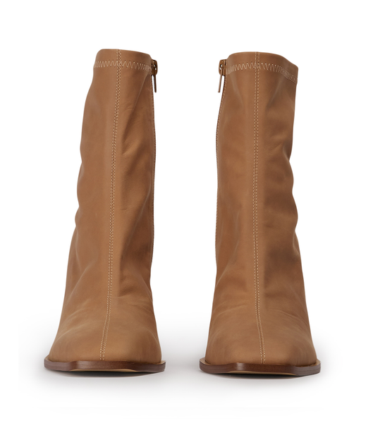 Brown Tony Bianco Rover Caramel Diesel 8.5cm Stretch Boots | DZAKV15149